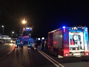 Verkehrsunfall auf der B121