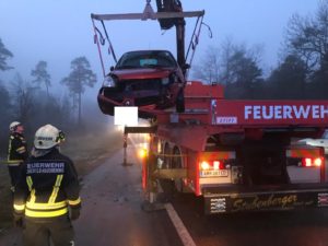 Verkehrsunfall beim Weißen Kreuz