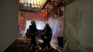 B3 – Brand eines Wirtschaftsgebäude