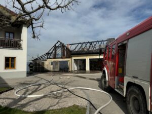 B3-Brand einer Hackschnitzel Anlage