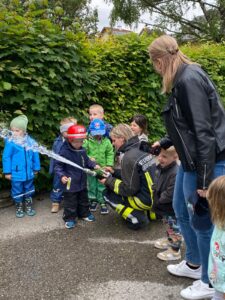 Feuerwehr im Kindergarten
